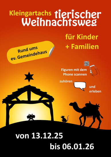 Kleingartachs tierischer Weihnachtsweg