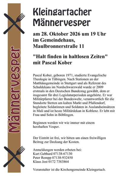 M&auml;nnervesper
