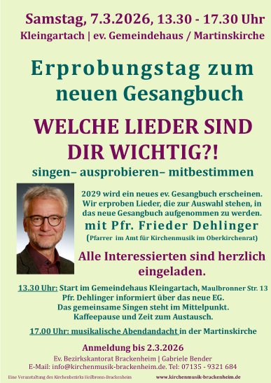 Erprobungstag neues Gesangbuch