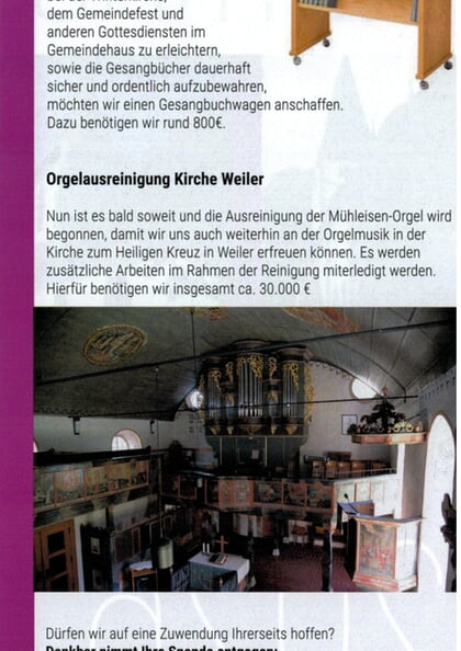 Spendenprojekt 2026